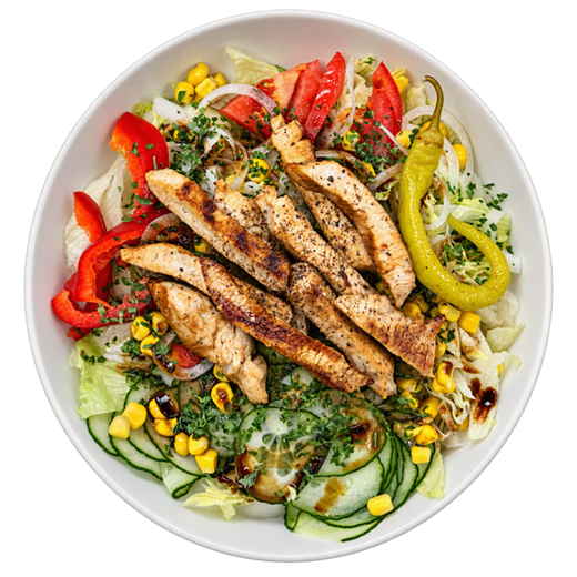 Fitness Salat im Sunset Restaurant & Bar